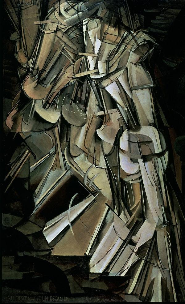 6. Marcel Duchamp - Merdivenden İnen Çıplak No. 2