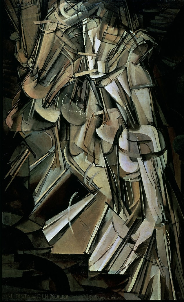 6. Marcel Duchamp - Le nu dans l'escalier n°2