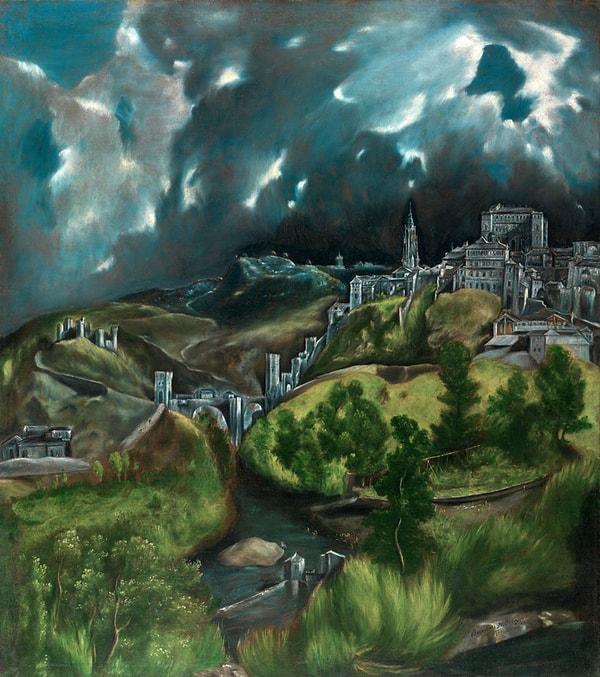 9. El Greco - Toledo Manzarası