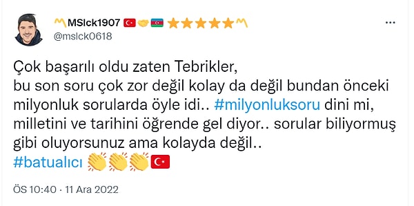 Biz de canı gönülden tebrik ediyoruz Batu Alıcı'yı. Umarız bundan sonraki hayatında çok daha güzel başarıların altına imzasını atar!