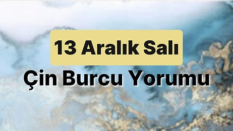 13 Aralık Salı Çin Burcuna Göre Günün Nasıl Geçecek?