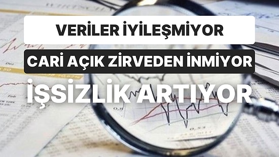 Ne Olacak Bu Ekonominin Hali? Cari Açık Zirveden İnmiyor, İşsizlik Artıyor, Dış Ticaret Parlak Değil!