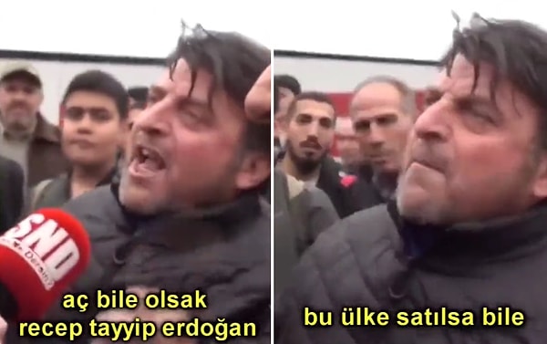 O vatandaşa, diğer vatandaşların cevabı ise 'Allah belanı versin' oldu.