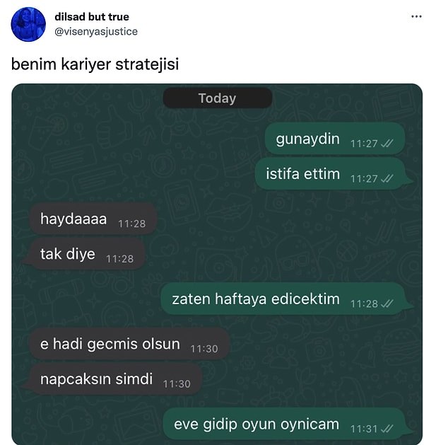 7. Oyunu haftaya oynardın.