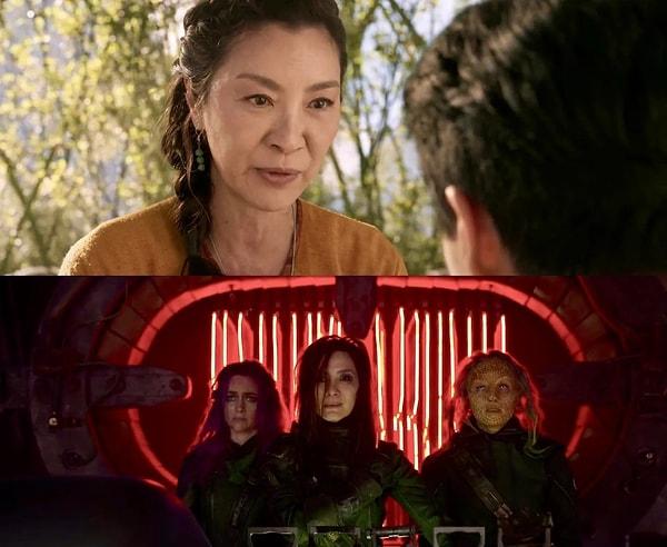 2. Yine bir başka Marvel örneği: Michelle Yeoh, "Guardians of the Galaxy Vol. 2" filminde küçük bir rolü üstlendi.