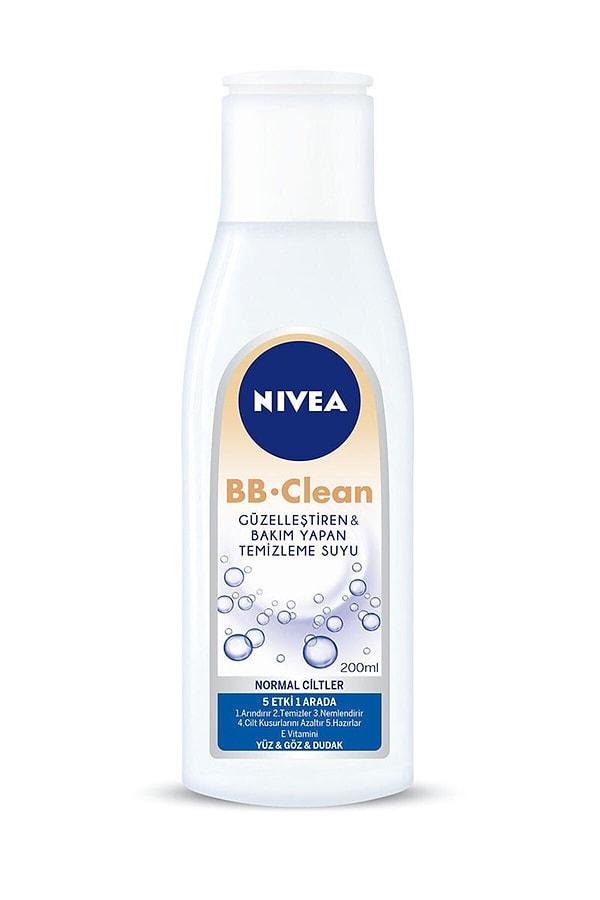 9. Nivea BB Clean 5 In1 Yüz ve Göz Hassas Temizleme Suyu