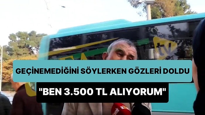 3.500 TL Kazandığını Belirten Vatandaşın Geçinemediğini Söylerken Boğazı Düğümlendi, Gözleri Doldu