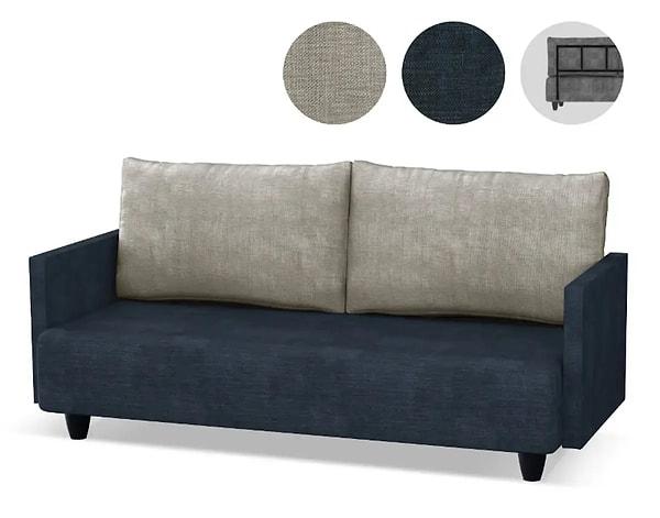 11. Bu çift renkli kanepe, en uygun fiyatlı alternatiflerden biri...