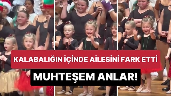 Gösterisini İzlemeye Gelen Ailesini, Kalabalığın İçinde Fark Eden Ufaklığın Aşırı Mutlu Olduğu Eşsiz Anlar