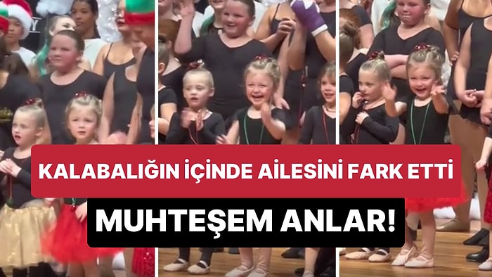 Gösterisini İzlemeye Gelen Ailesini, Kalabalığın İçinde Fark Eden Ufaklığın Aşırı Mutlu Olduğu Eşsiz Anlar