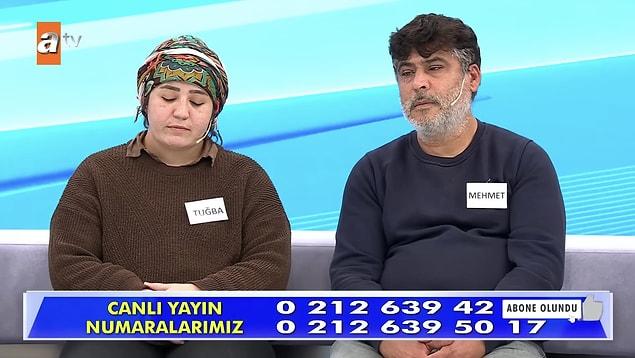 Müge Anlı'nın programına başvuran Tuğba ve Mehmet Aslanhan çifti, Tuğba'nın kanser tedavisi için biriktirdikleri 300 bin TL'yi Ömer Aslanhan'a teslim ettiklerini ve Ömer'in de yengesinin tedavi parasını alıp ortalıktan kaybolduğunu iddia etti.