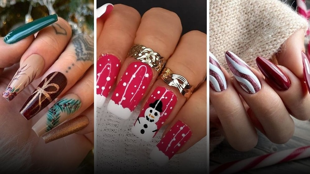 Yeni Yıl Coşkusuna Kapılmanızı Sağlayacak Yılbaşı Temalı Birbirinden Güzel 11 Nail Art