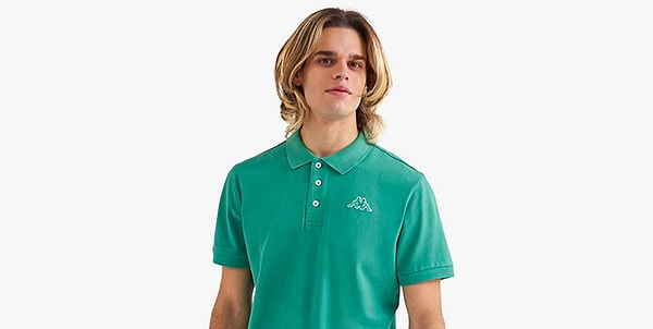 13. Kappa yeşil polo tişört.