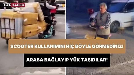 Türkiye'de Elektrikli Scooter Kullanımını Çok Yanlış Anlayan İnsanların Bi' Acayip Görüntüleri