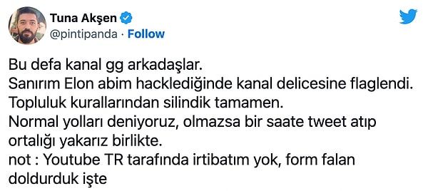 PintiPanda'nın kanalı YouTube tarafından kalıcı olarak kapatıldı!