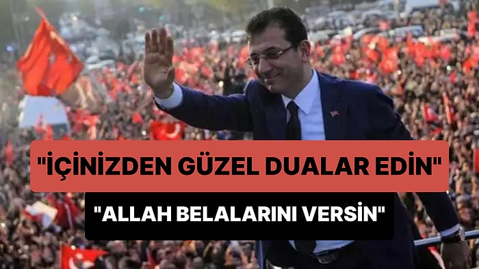 Ekrem İmamoğlu, Ezan Okunduğu Sırada 'İçinizden Güzel Dualar Edin' Dedi: Vatandaş 'Allah Belalarını Versin'