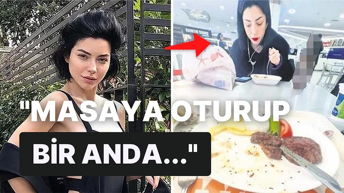 AVM'de Tanımadığı Bir Kişinin Masasına Oturan Merve Boluğur'un Davranışları Şaşırıp Kalmanıza Sebep Olacak