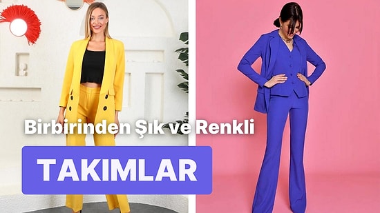 Renkleriyle İçinizi Açacak Kadın Takım Elbise Tavsiyeleri