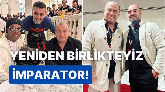 Fatih Terim Katar'da Ronaldinho, Sneijder Gibi Birçok Tanıdık İsimle Bir Araya Geldi!