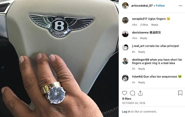 Anthony de kendisini ‘Şeyh’ ve ‘Sultan’ gibi unvanlarla tanıtıyor, banka hesabında 600 milyon doları olduğunu iddia ediyor ve aktif bir Instagram sayfası kullanıyordu!