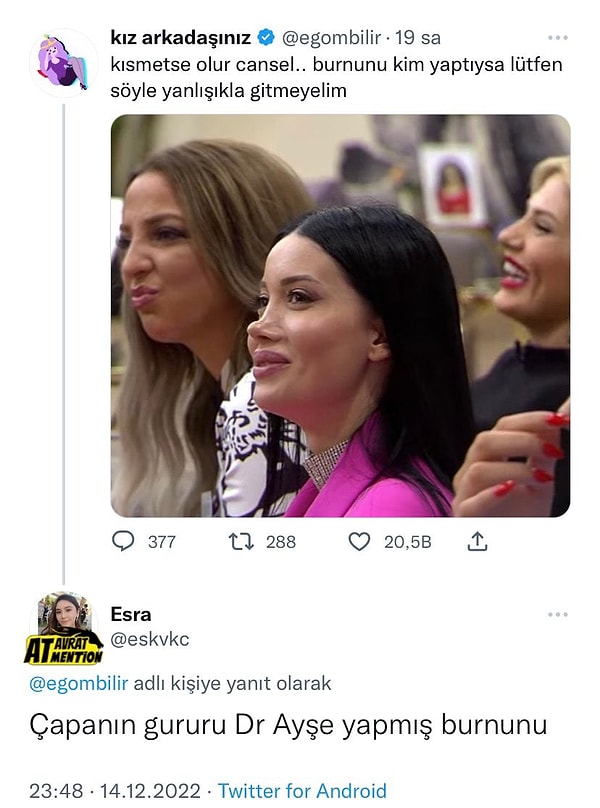 8. Günün en iyi mentionı.