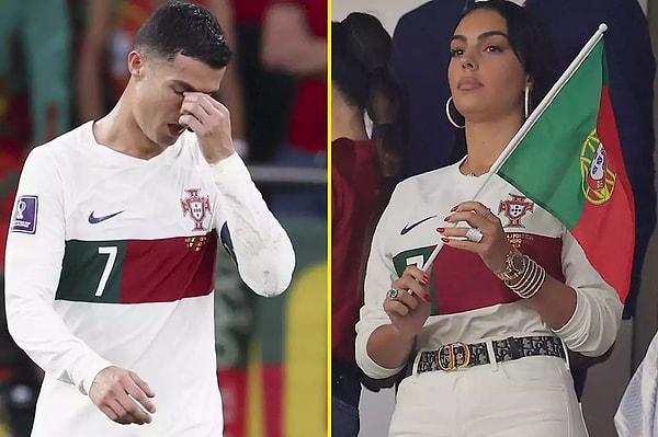Cristiano Ronaldo'nun sevgilisi Georgina Rodriguez, Portekizli yıldızın yedek başlaması hakkında şunları söylemişti: "Cristiano'nun arkadaşı ve antrenörü Fernando Santos çok kötü bir karar verdi."