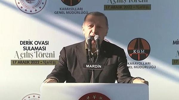 Cumhurbaşkanı Erdoğan, Mardin Havalimanı'nın isminin de Mardin Aziz Sancar Havalimanı olarak değiştirildiğini açıkladı.
