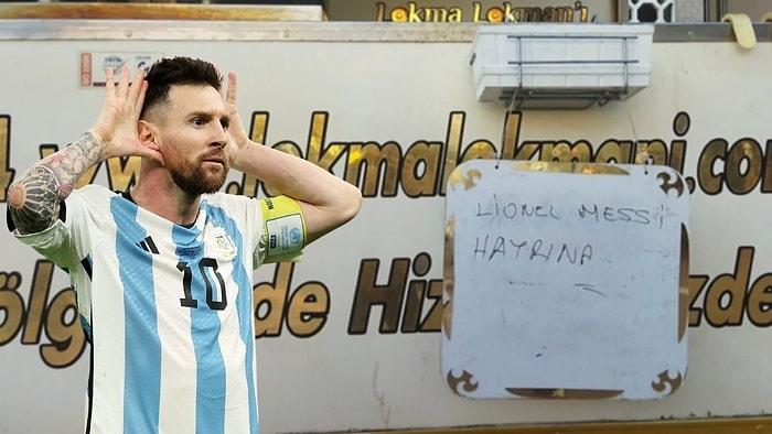 Bursa'da Messi'nin Gol Atması İçin Lokma Dağıtıldı