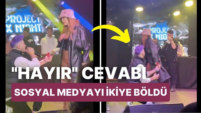 Konserde Sevgilisinden "Hayır" Cevabı Alan Genç "Toplum İçinde Evlilik Teklifi Edilmeli mi" Tartışması Yarattı