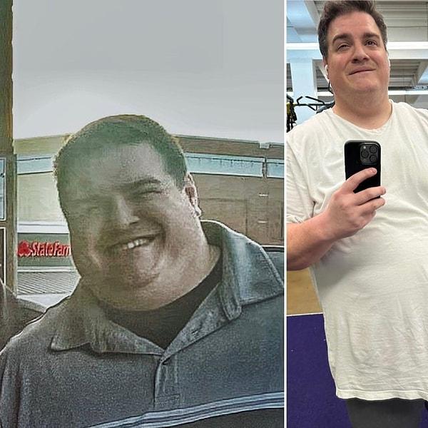 8. "1 yılda 31 kilo verdim. Hayatımın değişmesinin ilk yıl dönümü kutlu olsun."