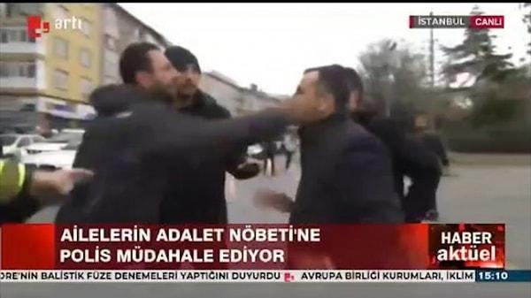 Polisin HDP İl Eş Başkanı Ferhat Encü’ye attığı tokat sonrası Artı TV kameramanı Zeki Kaya da gözaltına alındı.
