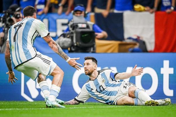 Bu golle birlikte Messi yeni bir rekor daha kırmış oldu. Lionel Messi, bir Dünya Kupası'nın son 16 turu, çeyrek finali, yarı finali ve finalinde gol atan ilk oyuncu oldu.