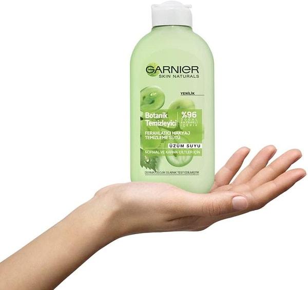 11. Garnier Skin Naturals Botanik Ferahlatıcı Makyaj Temizleme Sütü