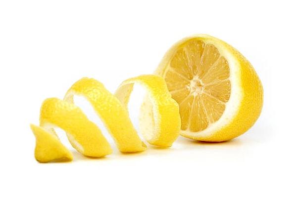 Limon kabuğu, karaciğerde yağlanmayı ve  kolesterol seviyesini azaltır.
