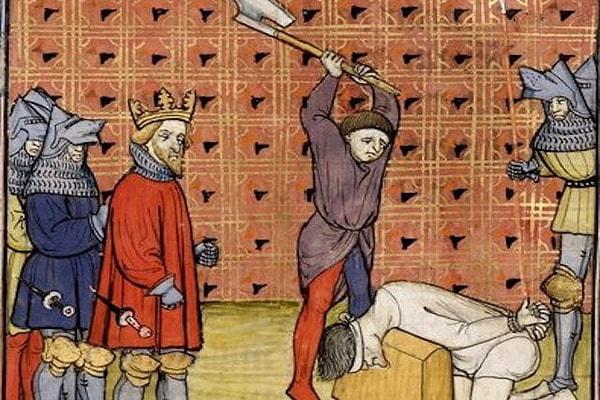 13. Orta Çağ'da, birçok farklı nedenden dolayı birini öldürmek normaldi. Öldüren kişi nadiren cezalandırılırdı.