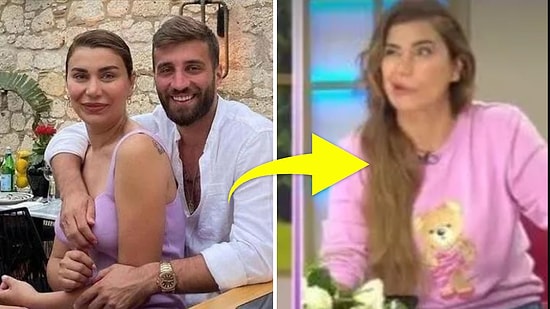 Ebru Şancı Futbolcu Eşi Alpaslan Öztürk'ün Canlı Yayında Maç Sırasındaki Hallerini Taklit Etti
