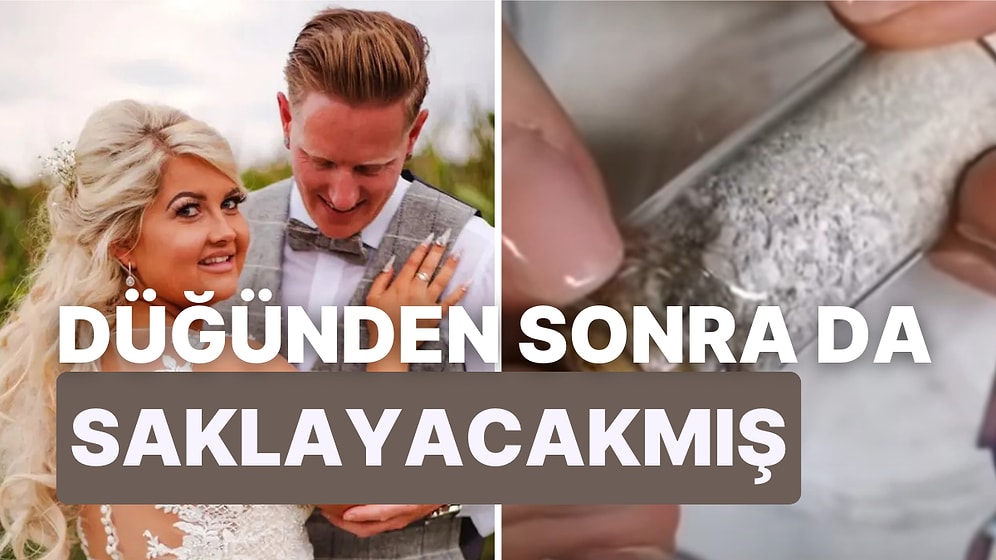 Babasının O Anda "Yanında" Olmasını İstemiş! Düğününde Tırnaklarını Ölen Babasının Külleriyle Süsleten Gelin