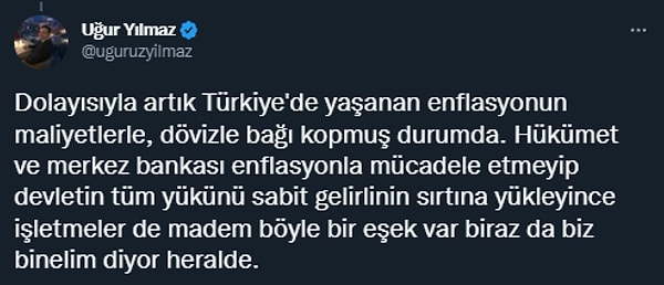 Son olarak da Almanya'da enerji, kira, işçi ve malzeme maliyetlerinin Türkiye'ye oranla kat kat fazla olduğunu, Almanların bu maliyetlerinin 2 kat hatta yer yer 4-5 kat daha fazla ödediğini hatırlatarak, Türkiye'deki fiyatların Almanya'yı yakaladığını belirtti.