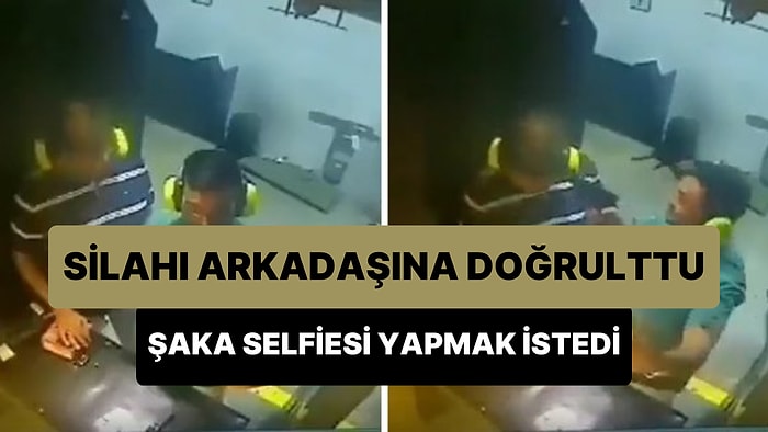 İçi Dolu Silahı Arkadaşına Doğrultarak 'Şaka Selfiesi' Yapmak İsteyen Adamı Poligondan Kovdular