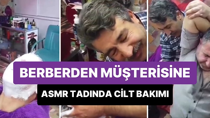 Halı Yıkar Gibi Müşterisini Yıkayıp Masaj Yapan Berberin Viral Olan Görüntüleri