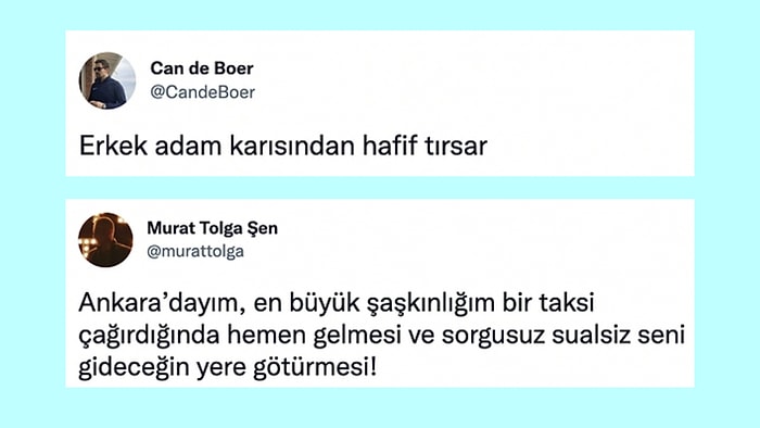 Eşinden Tırsan Erkekten Normal Taksici Gören İstanbullunun Şaşkınlığına Son 24 Saatin Viral Tweetleri