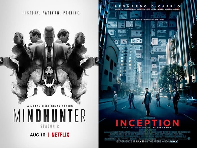 Skorpion: Mindhunter (2017-2019) IMDb: 8.6 - Inception/Inception (2010) IMDb: 8.8