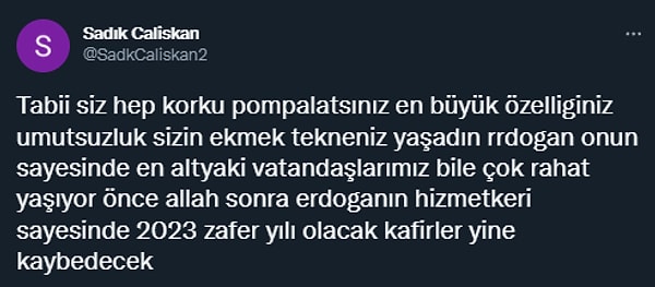 Sosyal medyada milyonlarca kişinin takip ettiği Demirtaş'ın yeni tahmini kimileri tarafından anlaşıldığı kadarıyla sevilmedi.