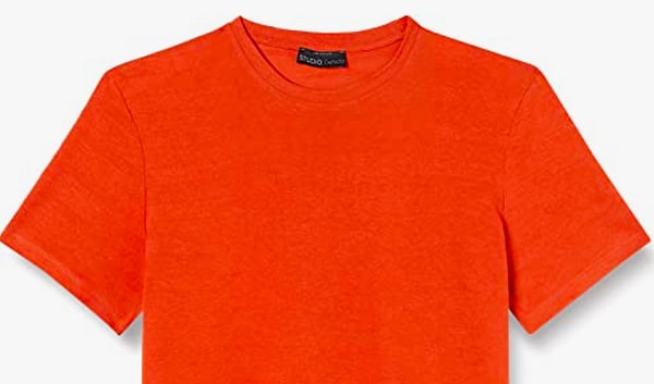 8. DeFacto turuncu tişört.
