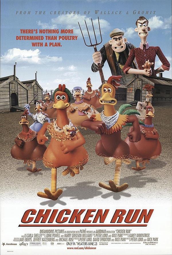 11. Chicken Run / Tavuklar Firarda (2000) – IMDb: 7.1