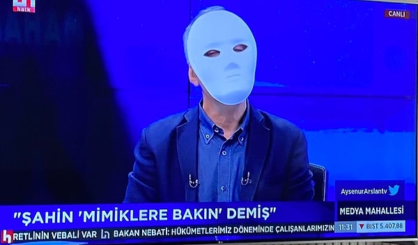 Emin Çapa programa hazırlıklı gelmiş