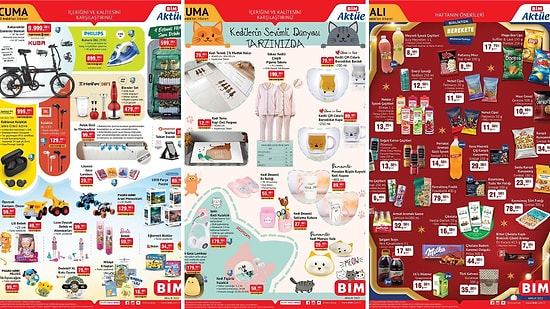 Bu Hafta 'Kedi' Konsepti Var! 27 - 30 Aralık 2022 BİM Aktüel İndirim Kataloğu