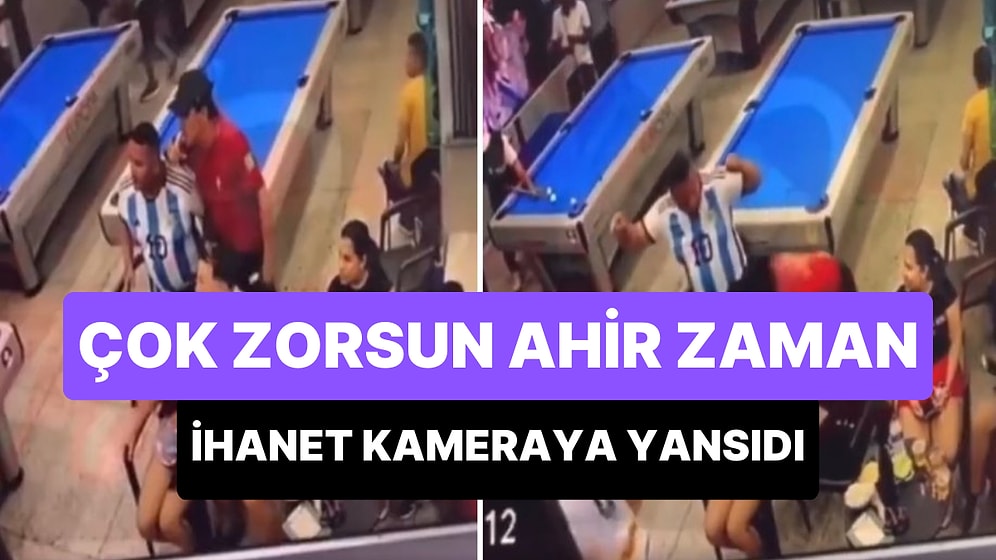 Çok Zorsun Ahir Zaman: Arkadaşının Sevgilisini Öpen Adam Güvenlik Kamerasına Yakalandı