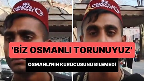 'Biz Osmanlı Torunuyuz' Yazılı Fes Takan Adama 'Osmanlı'nın Kurucusu Kimdir?' Diye Soruldu