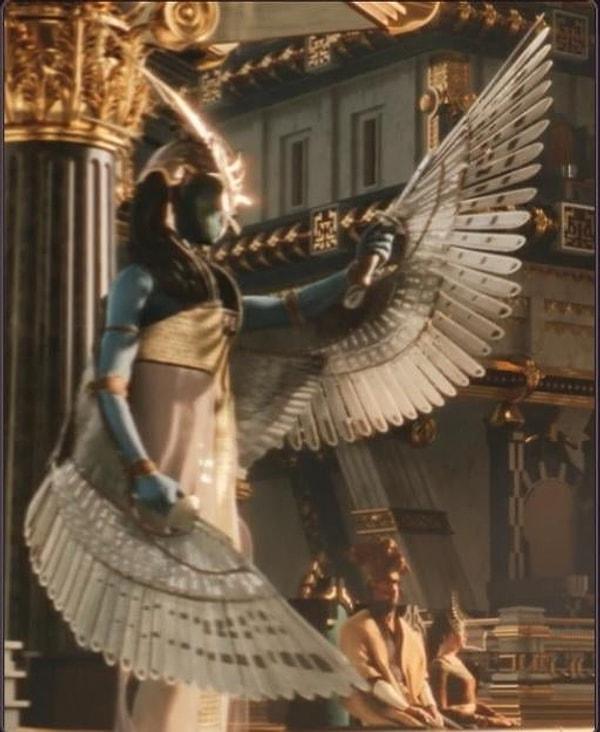 13. Thor: Love and Thunder (2022) filmindeki Mısır Sihir Tanırçası Isis, Moon Knight (2022) dizisinde başka bir formda gözükürken Omnipotence şehrinde gerçek haliyle gözüküyor!
